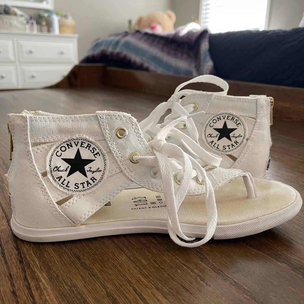 High top all star Chuck Taylors sandals